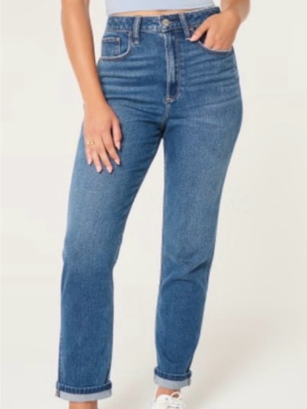 Hollister Curvy Women's High-Rise Mom Jeans